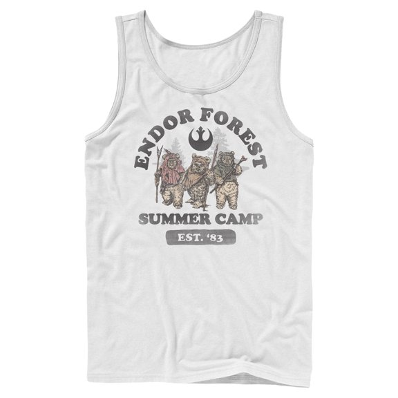 Mens Star Wars Forest of Endor Summer Camp '83 Tank Top