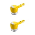 thumbnail image 1 of Inteprter 4 en 1 eléctrico Wirelsss ajo barro triturador Chopper de alimentos mezclador de presión procesador de verduras picadora de carne Amarillo 2Conjunto, 1 of 6