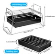 thumbnail image 2 of Image Camping Grill, Grills for Camping Folding & Lightweight Steel Mesh Barbecue Grill Tool, Portable Camping Grill for Outdoor Camping, Cooking, Hiking, Tailgating, Backpacking & Party, 2 of 8