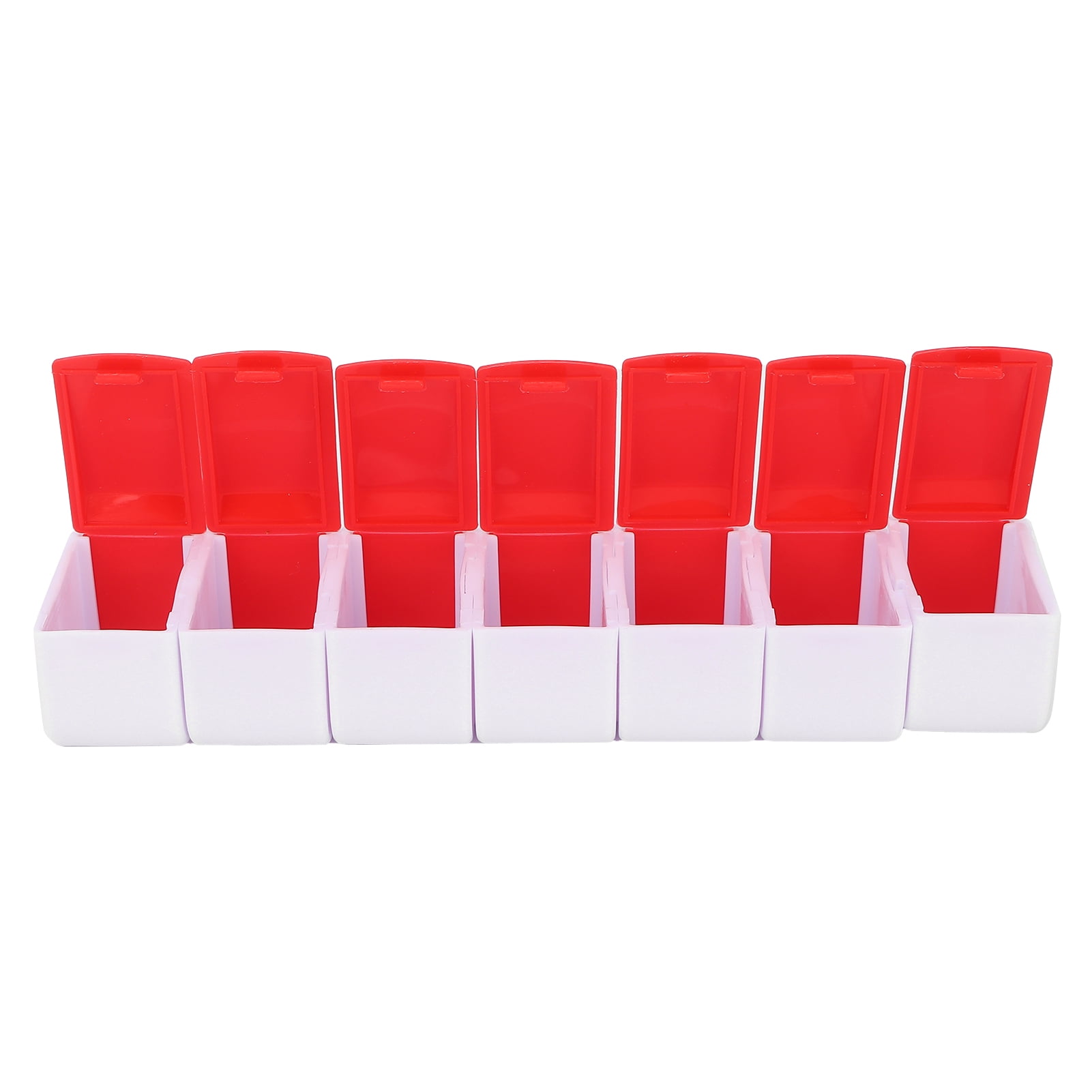 Ccdes 7 Days Pills Case,Pills Organizer,Portable 7 Days Pills Case Weekly Pills Organizer Travel Daily Pills Container For Supplements Vitamin Pills