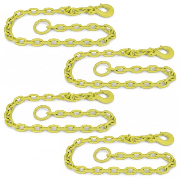 Brush Grubber Tugger Extreme Chain for Attaching Brush Grubber Tool (4 Pack)