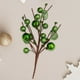 thumbnail image 5 of 6 bolas de purpurina navideñas para decorar el árbol de Navidad, ideal para fiestas y el hogar. Verde, 5 of 6