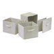 thumbnail image 1 of Capri Juego de 4 cestas plegables de tela beige(82411) Winsome 82411, 1 of 1