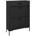thumbnail image 1 of HOMCOM Armoire de Rangement pour Chaussures Organisateur de Chaussures Moderne avec Portes Rabattables, 1 of 10