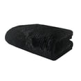 thumbnail image 1 of Plutus PBSF1447-96x110T Mink Faux Fur Luxury Throw Blanket, Black - Queen, 1 of 3