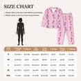 thumbnail image 4 of Sikiie Pink Scarf Snowman Pajamas for Women Set, Womens Pajama Sets, Lounge Sets for Women, 2pjs for Women-Medium, 4 of 7
