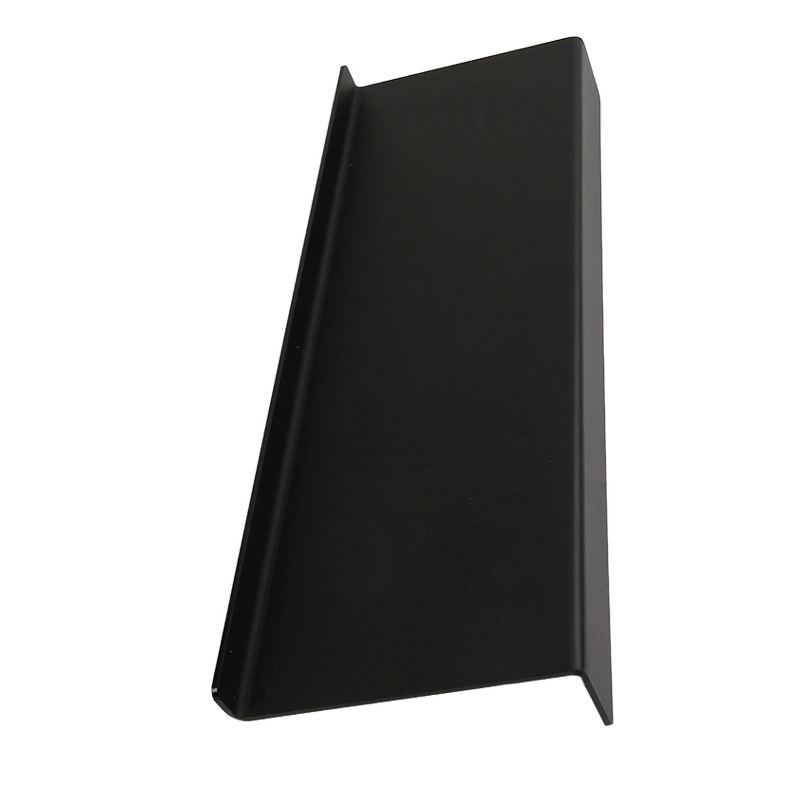 LAZIOEGR Acrylic Tilted Keyboard Riser with Low Front Lip, Polished Finish, Wrist‑Comfort Design – Black