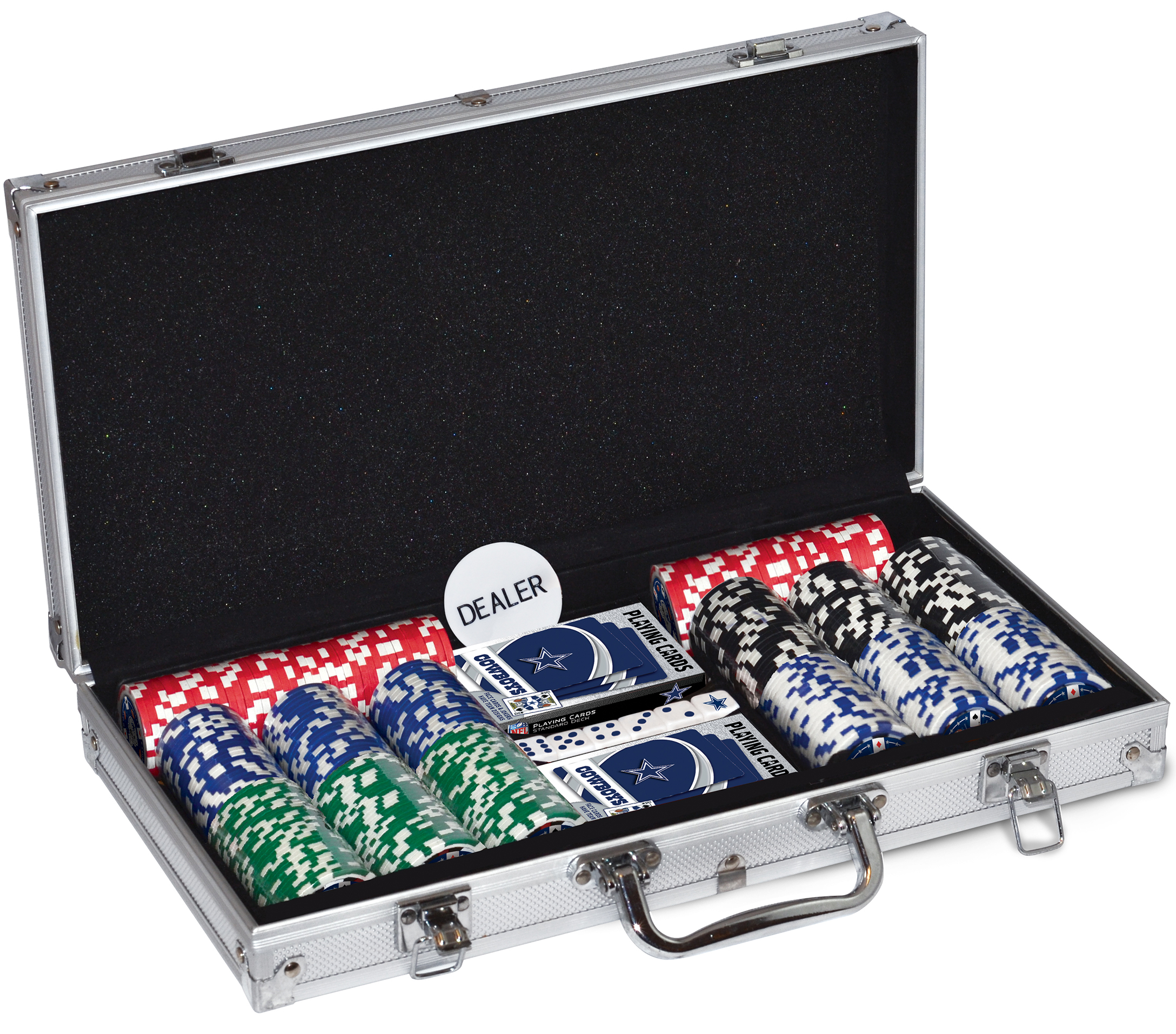 MasterPieces Casino Style 100 Piece Poker Chip Set - NFL Indianapolis Colts,  1 unit - Dillons Food Stores