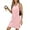 Pink, variant on V-Neck Summer Casual Beach Dress for Women 2026 Vacation Women's Sleeveless Sundress with Split