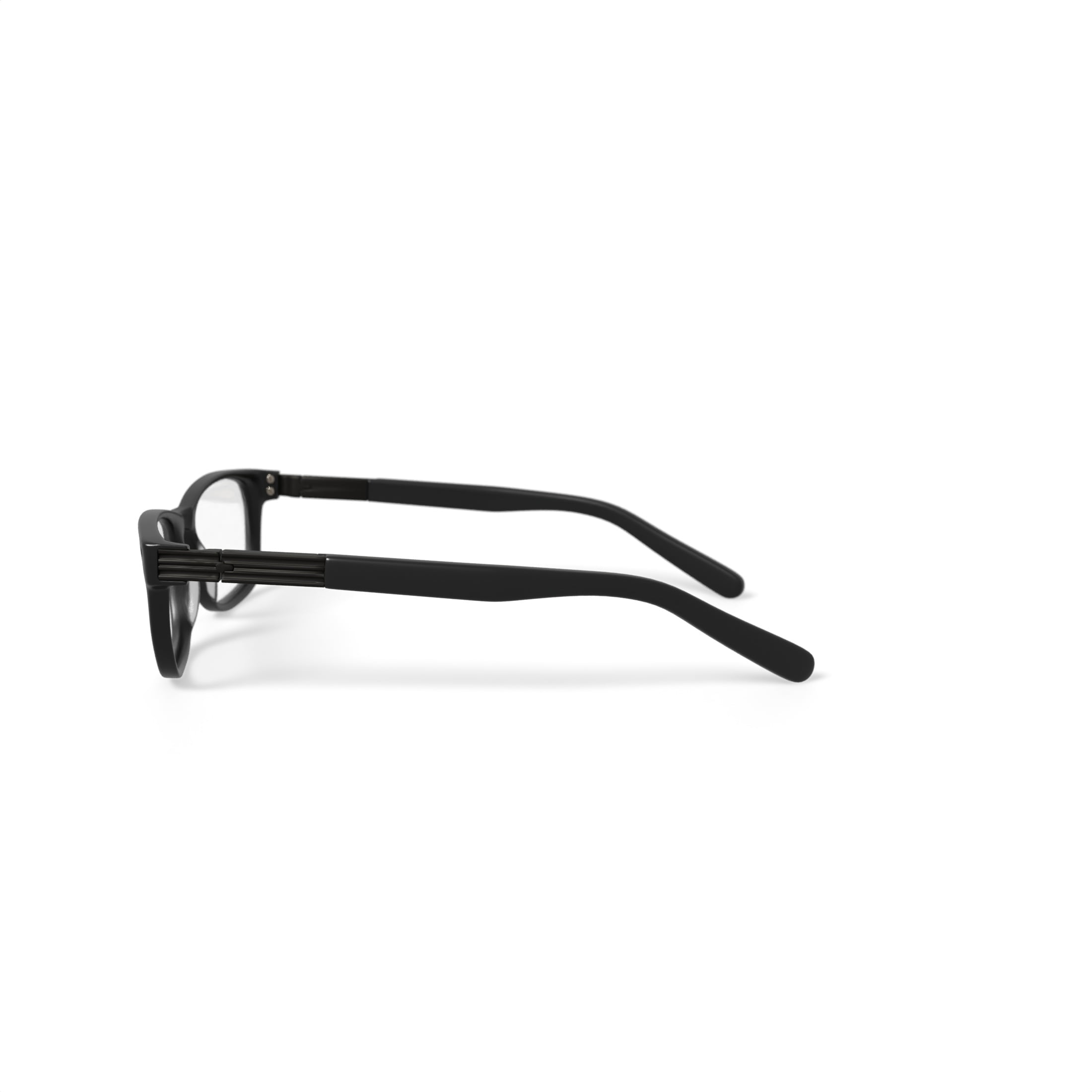 Adolfo Youth Breakaway Square Prescription Eyeglasses with Case, Black