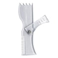 thumbnail image 3 of Herramienta Para Forma A La Barba Con Guía De Plantilla De Peine Incorporada Regla Recortadora Para Hombres Claro Baoblaze Peine de plantilla moldeadora de barba, 3 of 8