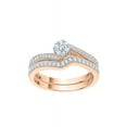 thumbnail image 3 of Diamond Bridal Set in 14K Gold (5/8 cttw) (I-Color, SI3-I1 Clarity), 3 of 4