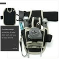 thumbnail image 2 of Waist Tool Bag Portable Tool Pouch Tool Organizer Bag Tool Belt Pocket for Electricians, 2 of 9