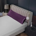 thumbnail image 2 of 1 Piece Body Pillowcase Solid Plum Body Pillowcase Size 20X65, 100% Egyptian Cotton, 800 Thread Count, Decorative Pillowcases, 2 of 5