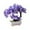Purple, variant on Artificial Bonsai Tree Potted Plant With Oval Planter Realistic Foliage Design For Home Decor Accents Office Desktop And Indoor Decoration,Purple