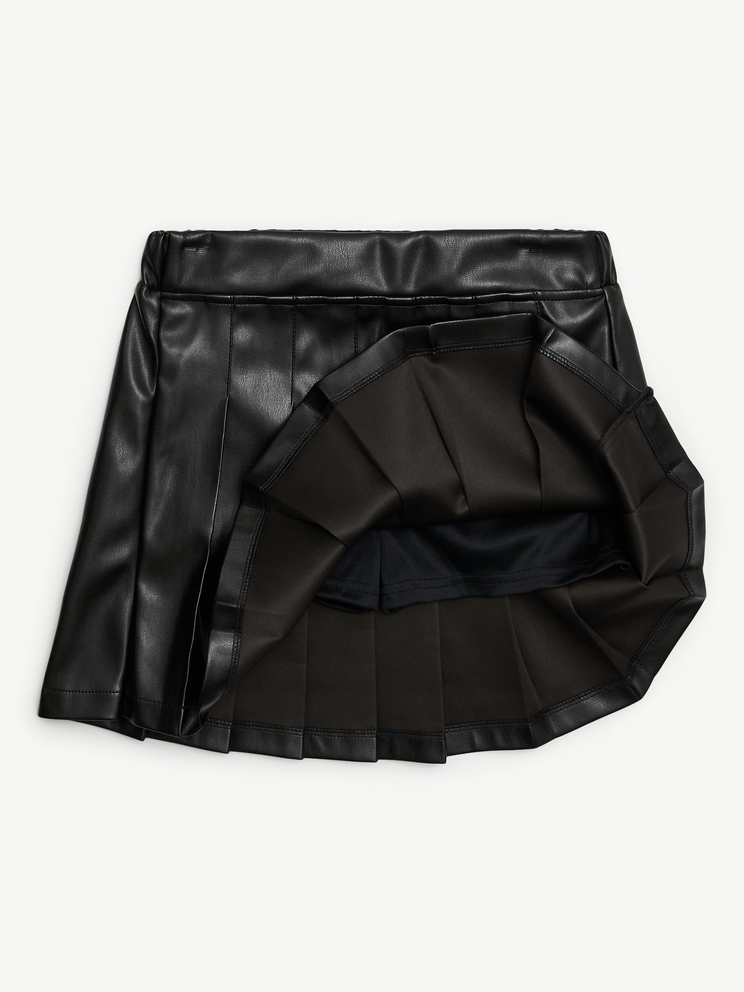 Justice Girls Pleather Pleated Skirt, Sizes XS - XLP