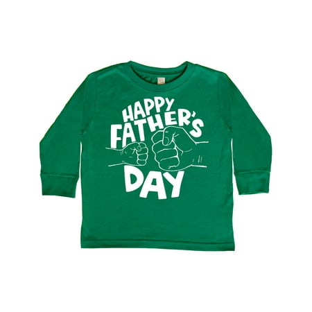 

Inktastic Happy Father s Day Parent-Child Fist Bump Gift Toddler Boy or Toddler Girl Long Sleeve T-Shirt