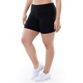 thumbnail image 3 of Athletic Works Women's Plus Size Core Active Dri-Works Bike Short, 2-Pack, 3 of 11