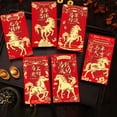 thumbnail image 6 of Chinese New Year Red Envelopes, Lunar New Year Envelopes Decorations 2026 New Years Eve Party Supplies, Year of the Horse 2026 Red Envelope Chinese New Year Gifts, 6 of 6