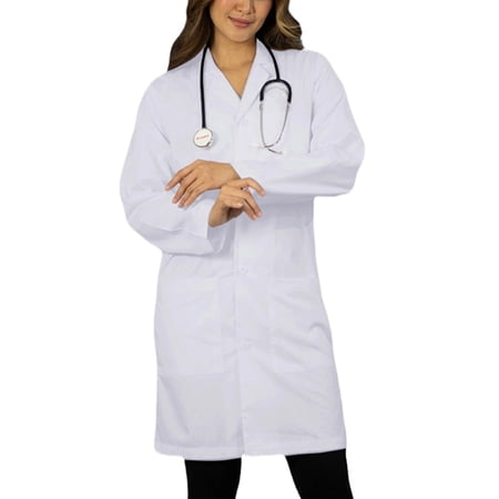 Panda Uniform by HeedFit Women’s Medical Lab Coat 36" – 11XL White