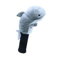 thumbnail image 1 of jinwen Animal Golf Headcover Golf Shaft Protector for Golf Course Golfer Gift Shark, 1 of 9