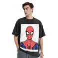 thumbnail image 2 of Spider-Man 230g Vintage Washed Drop Shoulder T-Shirt - Iron On, 2 of 7