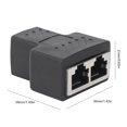 thumbnail image 4 of Adaptateur de Câble, Fiche de Séparation et Signal Sans Perte d'Interface RJ45 Résistant aux Chocs pour les Équipements Électroniques, 4 of 8