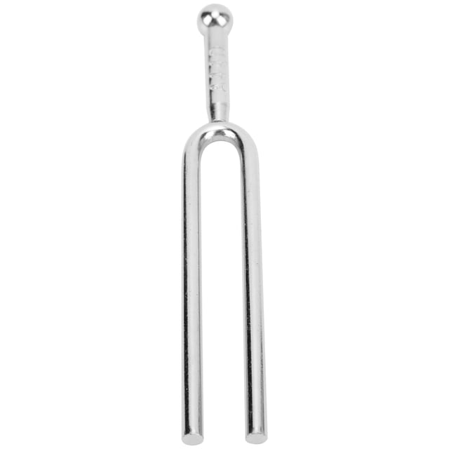 440Hz Tuning Frok Standard A Instrumento musical de acero inoxidable para guitarra violín plata