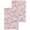 Light Pink, variant on Blue Spring Floral Kitchen Dish Towels for Drying Dishes Set of 2, Elegant Farmhouse Flowers Birds Watercolor Waffle Weave Microfiber Hand Tea Bathroom Towels Quick Dry & Absorbent Towel 15.7x23.6