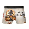 thumbnail image 2 of Happy Halloween French Bulldog Witches Hat Pumpkin Carving All Over Print Boxer Briefs Underwear for Men Dad Dog Lover Gifts - 02019, 2 of 6