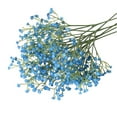 thumbnail image 4 of UV Resistant Artificial Flowers with Green Leaves, Realistic Faux Flowers Bouquet, All Weather Decor, Ramos De Flores Artificiales for Vase Arrangement(Blue), 4 of 8