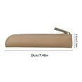 thumbnail image 5 of Sylvtty Pencil Case Thin Slim Faux Leather Pencil Pouch Small Pen Storage Bag Stationery Organizer for Pens And Rulers, 5 of 7