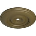 thumbnail image 3 of 44 1/2"OD x 4"ID x 4 "P Classic Ceiling Medallion (Fits Canopies up to 8 1/4"), Hand-Painted Mississippi Mud, 3 of 6