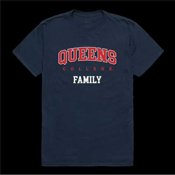 W Republic 571-364-NVY-01 Queens College Knights Family T-Shirt, Navy - Small