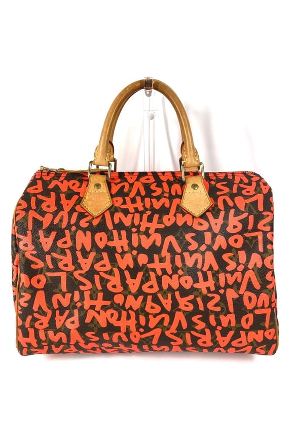 Pre-Owned LOUIS VUITTON M93705 Monogram Graffiti Speedy 30 Handbag, Mini Boston Bag,... (Fair)