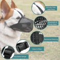 thumbnail image 2 of Dog Muzzle With Adjustable Straps, Soft Mesh Covered Muzzles For Small Medium Large Dogs, 2 of 5