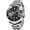 Steel Belt Silver Black, variant on Men's Quartz Watch Fashionable Men's Quartz Three-Hand Watch Waterproof Clock Trendy Fashion Business Men's Wristwatch