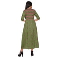 thumbnail image 4 of Moomaya Short Sleeve Printed Summer Kurti A-Line Tunic Dresses For Women, 4 of 5