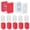 24Pcs(Red+White), variant on 12 Pcs Curtain Weights, Waterproof Magnetic Curtain Weights, Weighted Magnets for, Shower Curtain, Garden Flag, Tablecloth