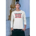 thumbnail image 2 of Old Glory Mens He Who Stands For Nothing Long Sleeve Graphic T Shirt, 2 of 6