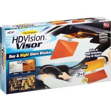 Bell + Howell Tac Visor Day &amp; Night Polarized Anti-Glare Car Visor for ...