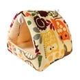 thumbnail image 3 of Casa nido para pájaros cálida de invierno, cobertizo, escondite, tienda de campaña cómoda, cama para pájaros para jaula para agapornis, pinzones, Animal y floral, 3 of 8