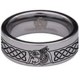 thumbnail image 2 of Celtic Dragon Style 2 Tungsten Carbide Ring, 2 of 9