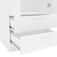 thumbnail image 5 of Boahaus Postdam White Painted Bedroom Armoire, Modern, 2 Swing Opening Doors, for Bedroom, 5 of 7