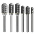thumbnail image 2 of MYG 6mm Shank Rotary File Router Grinding Burr Rotary Steel File Polishing C Type, 2 of 5