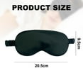thumbnail image 2 of Double-sided simulation silk sleeping eye mask, made of simulation silkblack, 2 of 4