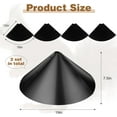thumbnail image 2 of 1Pc/2Pcs Squirrel Baffle Black Squirrel Plastic Wide Wrap Around Guard Stopper Keep Squirrels Off Bird Feeder Baffle for Bird Feeder Pole Outside Shepherd Hooks Bird House, 2 of 6