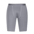 thumbnail image 4 of FRSASU Compression Shorts for Men Stretchy Running Athletic Biking Tight Yoga Workout Underwear Sports Short Gray, 4 of 5