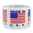 thumbnail image 2 of FindTape Made In Labels [Manufactured in USA]: 2 in. x 2 in. ("Made In U.S.A." printing) 500-labels, 2 of 3