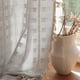 thumbnail image 5 of Cortina Deeprove Boho, color gris plateado, 132 x 213 cm, bordada, 5 of 9